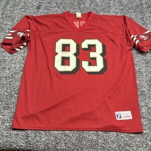VINTAGE LOGO 7 J. J. Stokes San Francisco 49ers Jersey sz XL